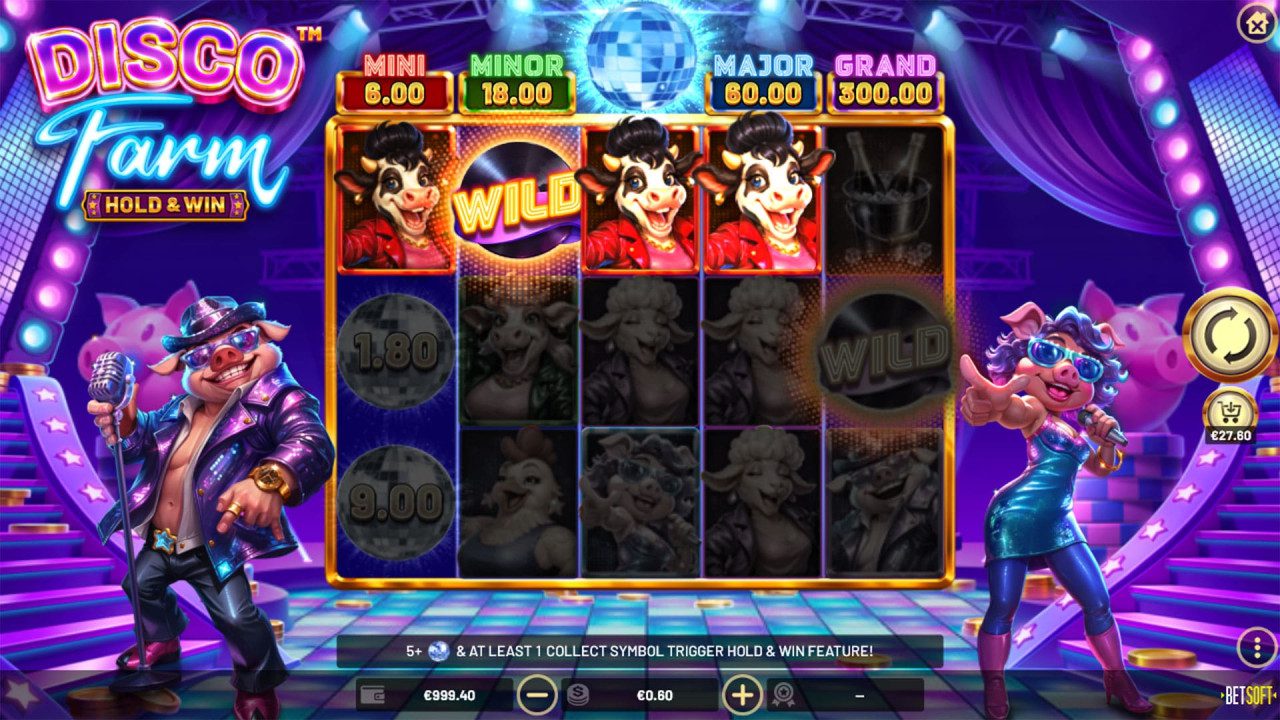 BetSoft Disco Farm Screenshot