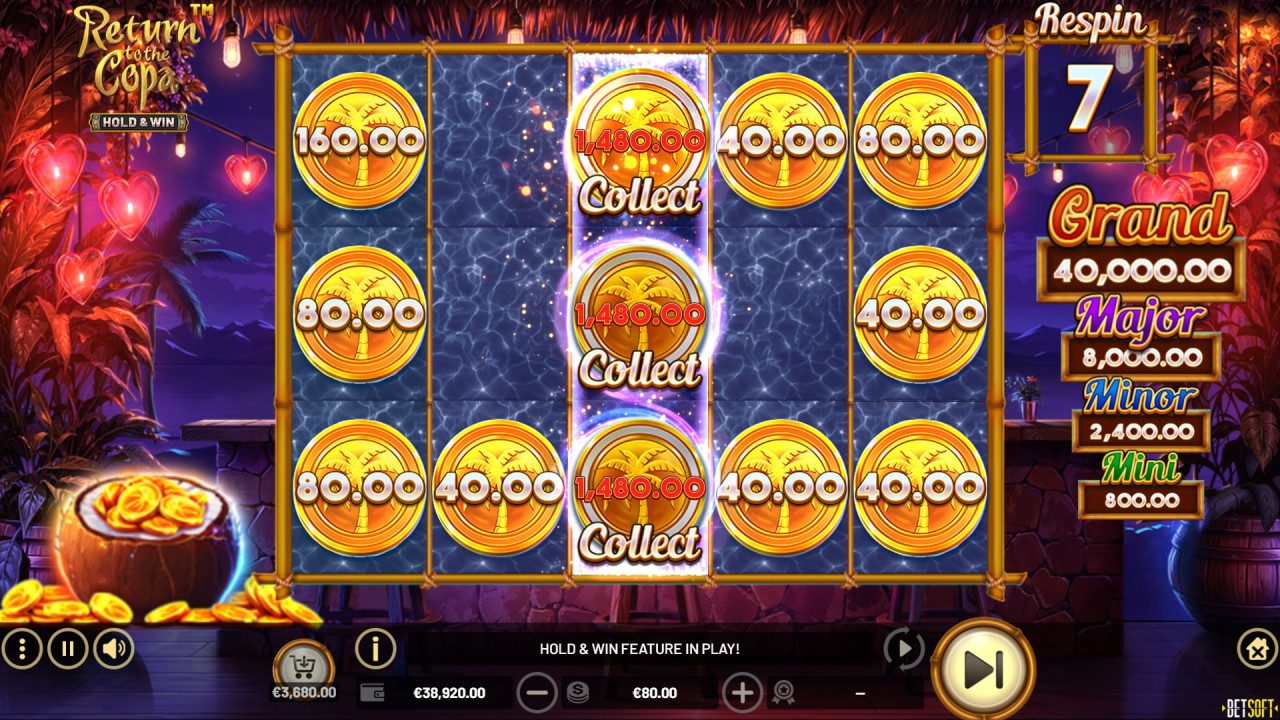 BetSoft Return to the Copa Screenshot