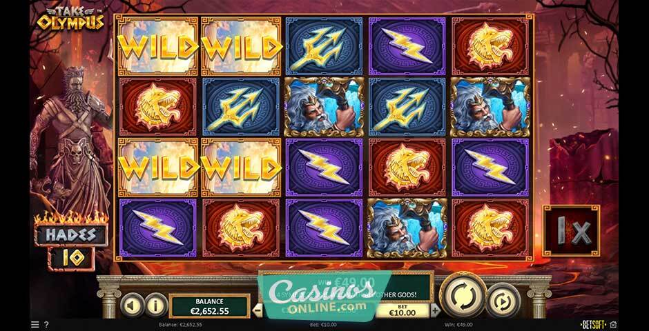 BetSoft Take Olympus Screenshot