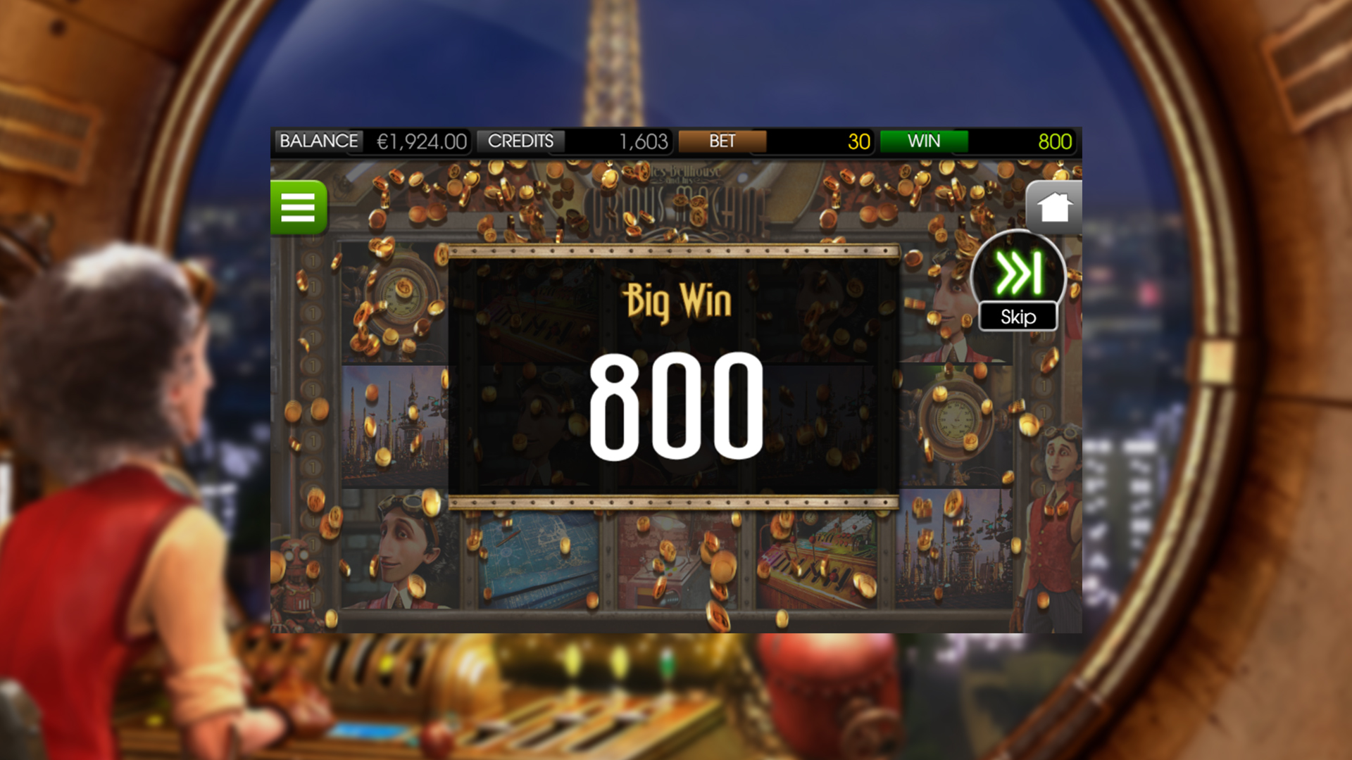 BetSoft The Curious Machine Screenshot