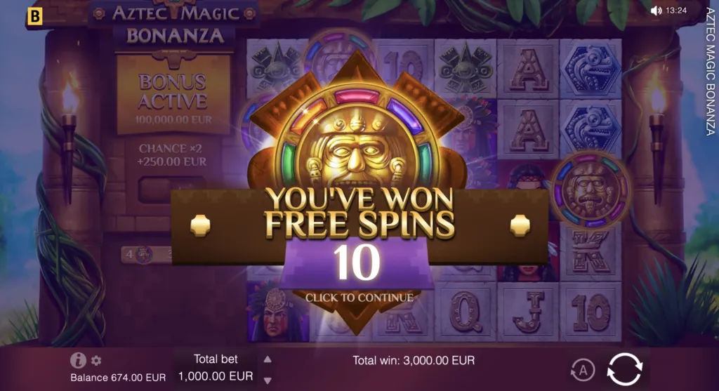 BG Aztec Magic Bonanza Screenshot