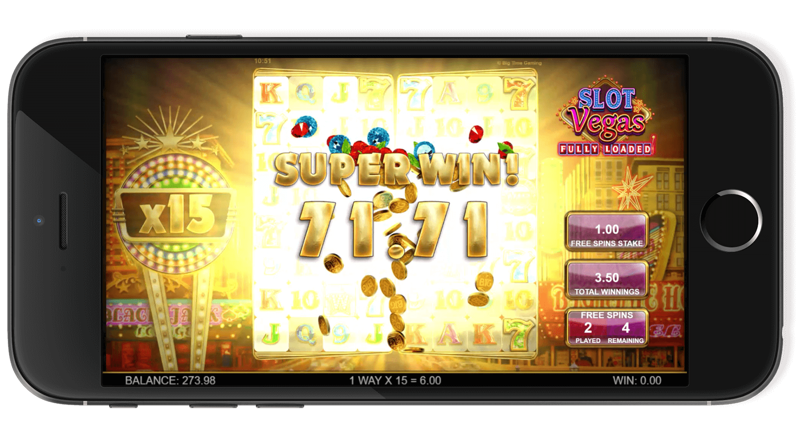 Slot Vegas Fully Loaded Screenshot