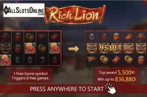 Rich Lion Screenshot