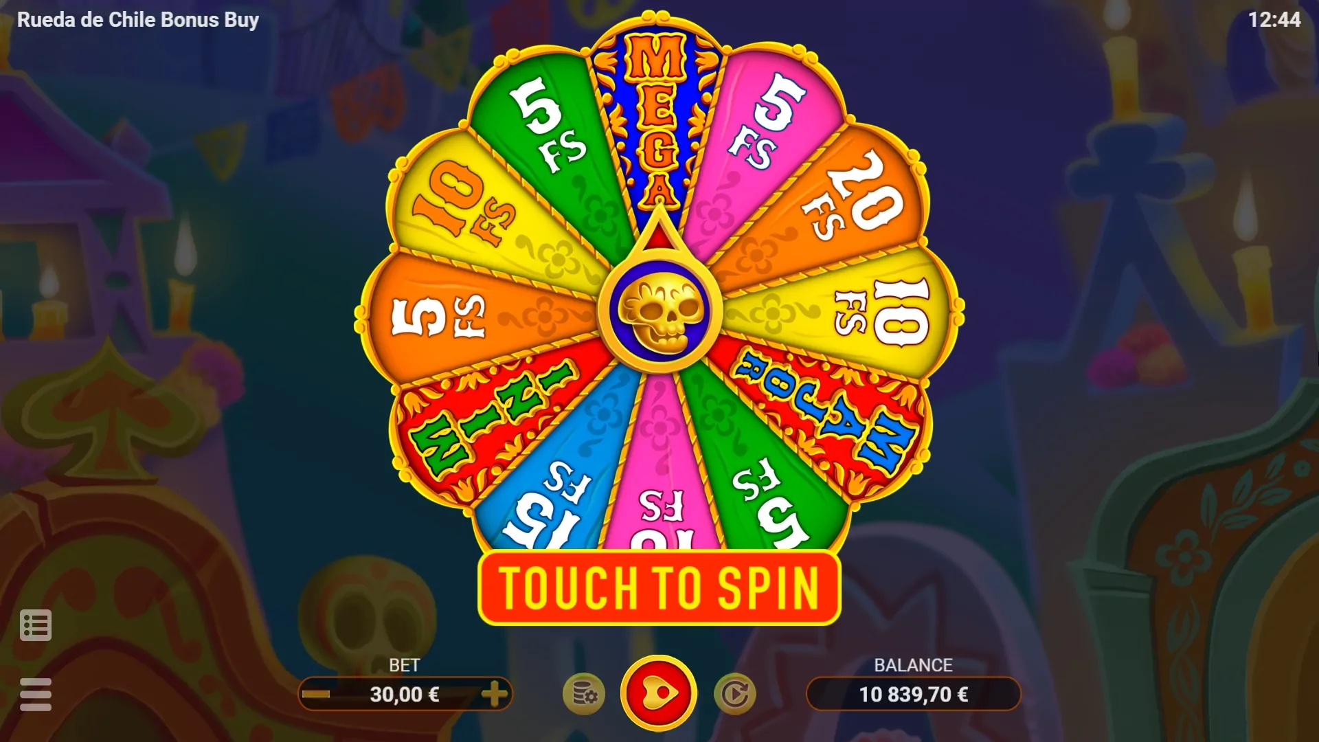 EVO Rueda De Chile Bonus Buy Screenshot