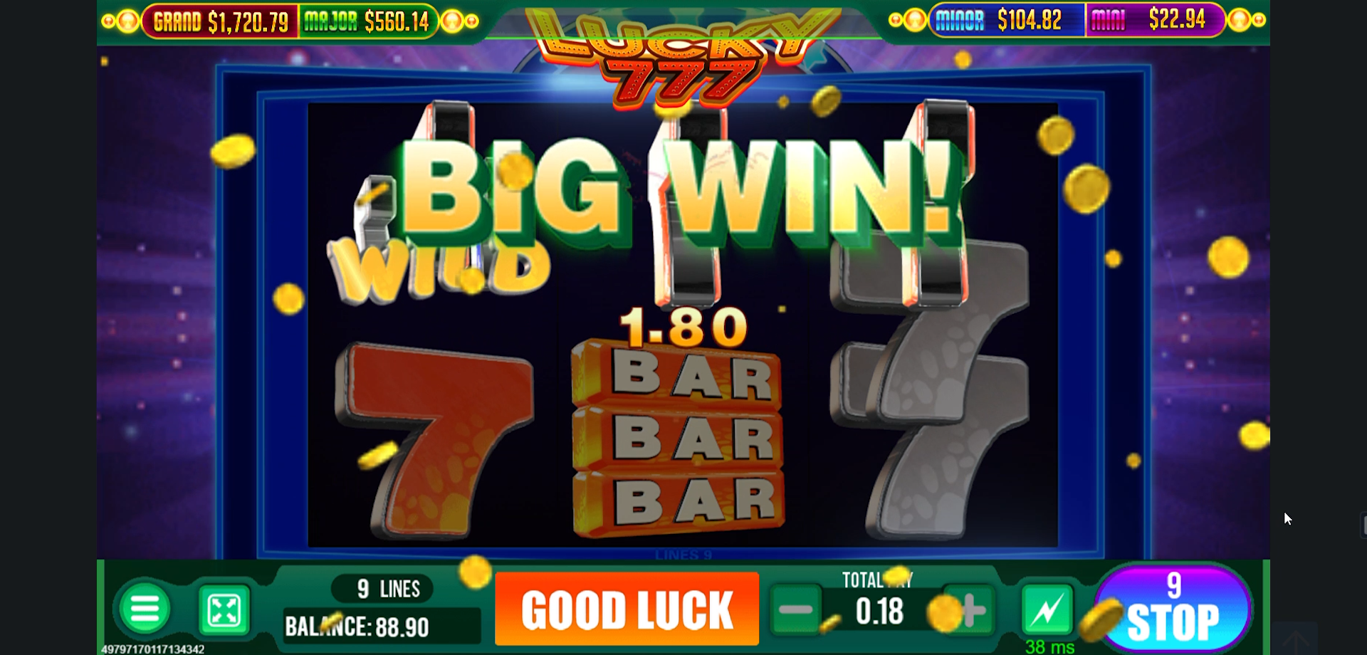 Lucky 777 Screenshot