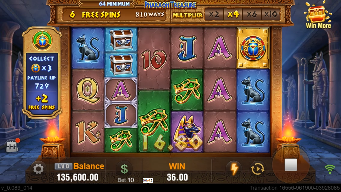 Pharaoh Treasure Screenshot