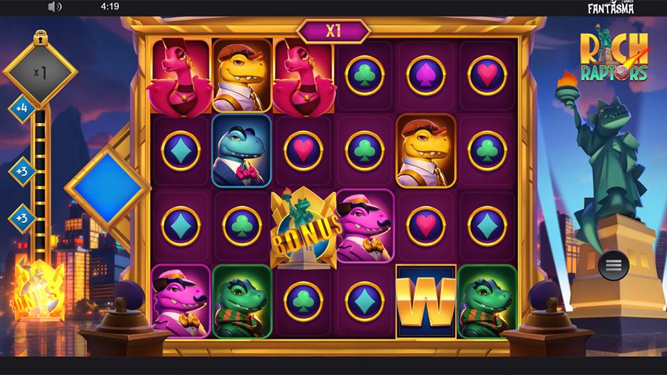 Rich Raptors Screenshot