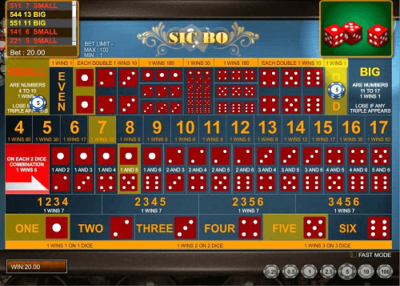 WG Sic Bo Screenshot